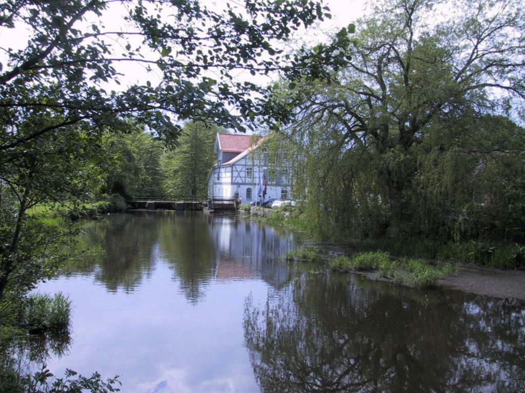 Wipperaublick In Der Oldenstaedter Wassermuehle Uelzen Exteriér fotografie